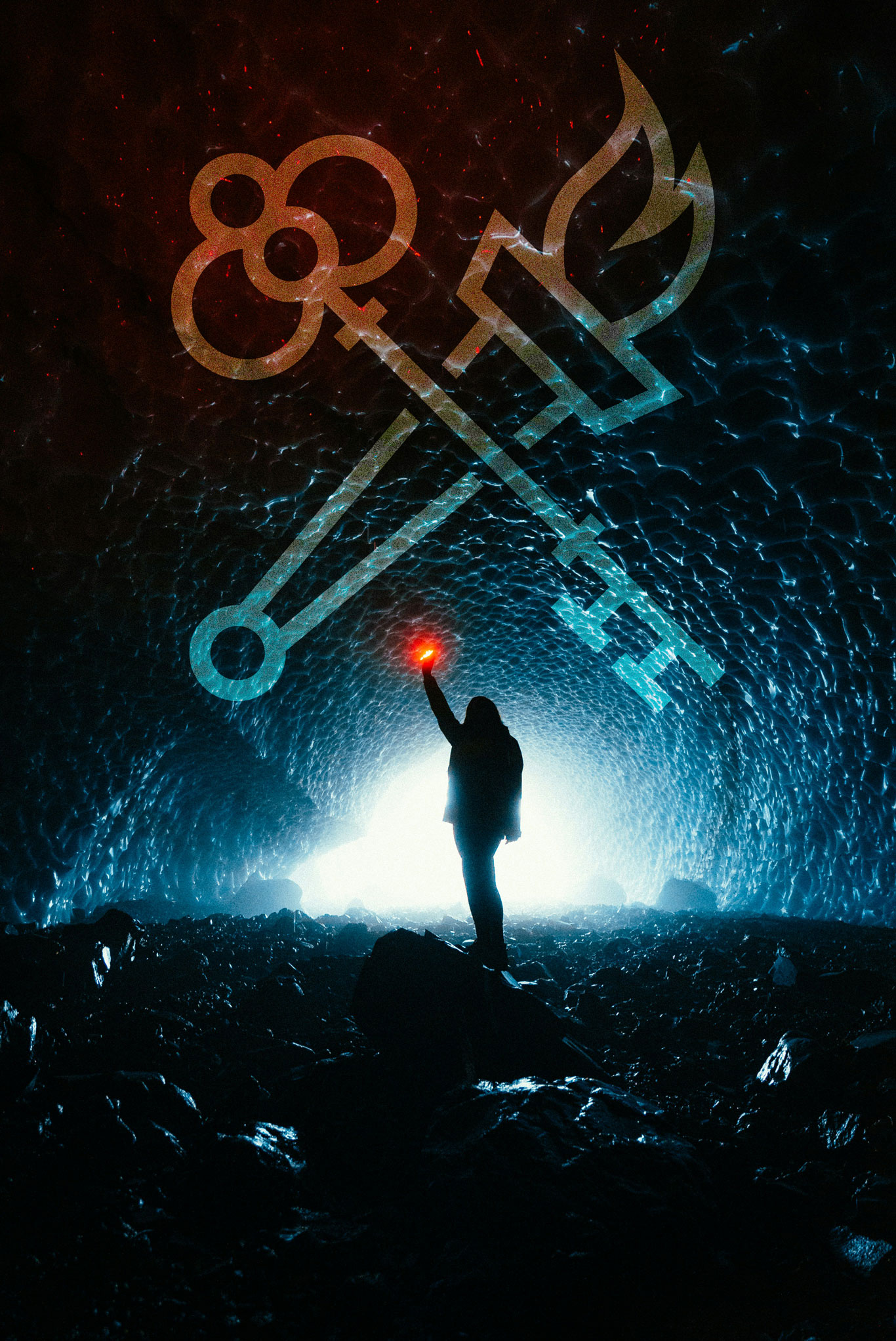 cave torch logo